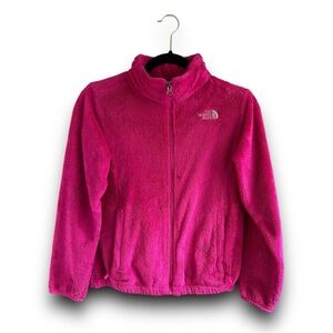 Northface girls fuzzy coat